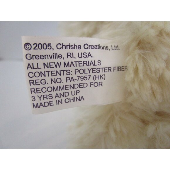 Chrisha Playful Plush 11” Puppy Dog I Love You Heart Collar Stuffed Animal - Picture 6 of 7